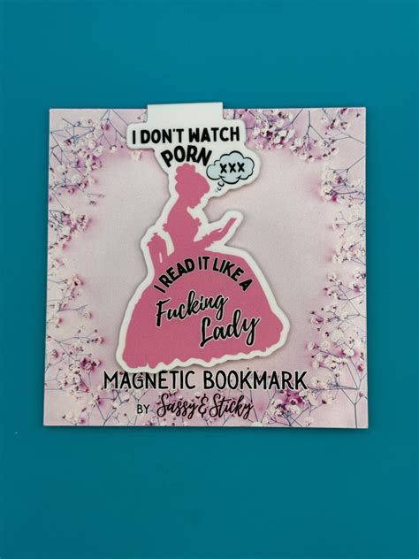I Dont Watch Porn Magnetic Bookmark Etsy