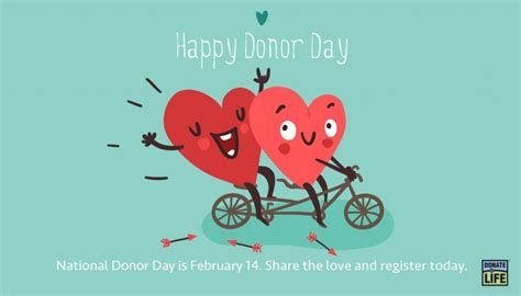 February 14 is National Donor Day! | The Organ Donation and ...