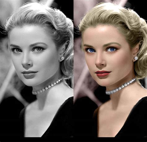 Actress Grace Kelly - 1954 : r/Colorization