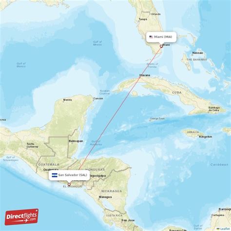 Direct Flights From San Salvador To Miami Sal To Mia Non Stop