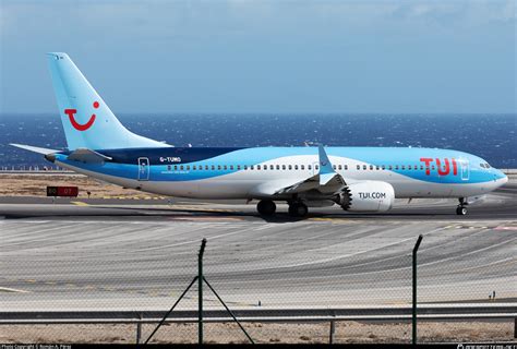 G TUMO TUI Airways Boeing 737 8 MAX Photo by Román A Pérez ID