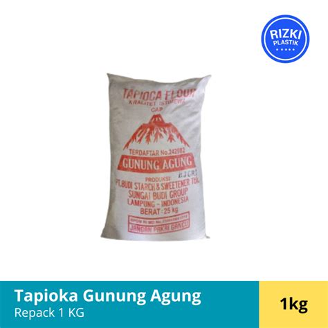 Jual Tepung Tapioka Gunung Agung Repack 1 KG Shopee Indonesia