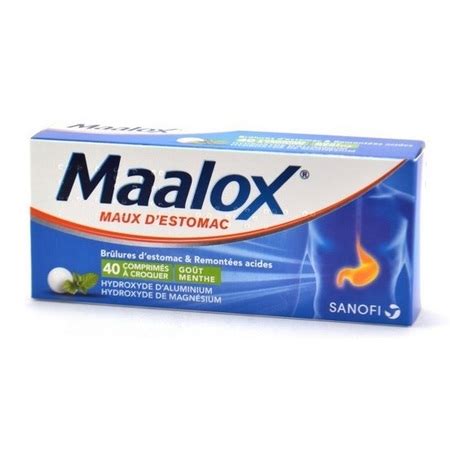 Maalox Maux D Estomac Comprim S Croquer Livraison De