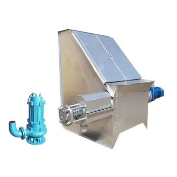 Chemical Wastewater Spiral Inclined Sieve Solid Liquid Separator Cow