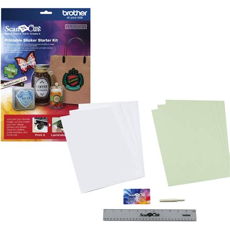 Brother Printable Sticker Starter Kit For Scanncut Capskit B H