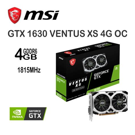 Gamer Vision E I R L Tarjeta De Video Msi Geforce Gtx Ventus Xs