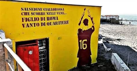 Ostia Murales Per De Rossi Figlio Di Roma Vanto Di Quartiere