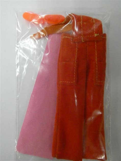 Mattel Rock Flowers Overall Orange Outfit B Chatty Cathy Talking