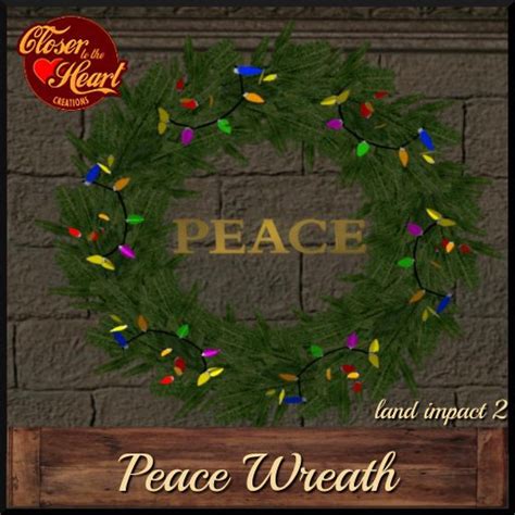 Second Life Marketplace Peace Wreath