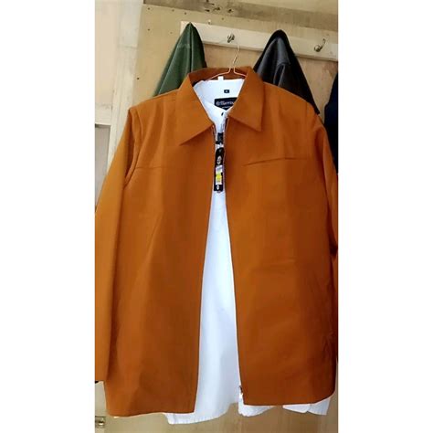 Jual Jaket Semi Jas Premium Jumbo Remaja Dewasa Variasi Satu Warna