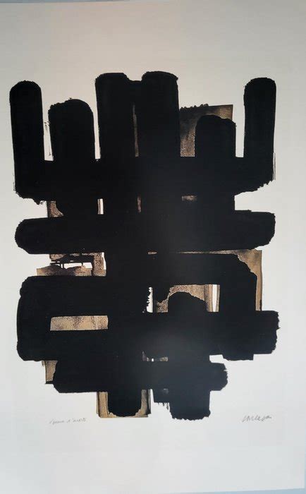 D Apr S Pierre Soulages Lithographie N Catawiki