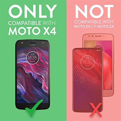 Moto X4 Case Slim Fit Heavy Duty Merge Extreme Protection Rugged But