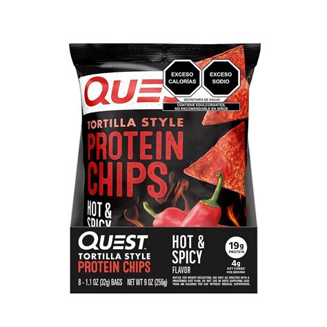 Snapklik Quest Tortilla Style Protein Chips Hot Spicy