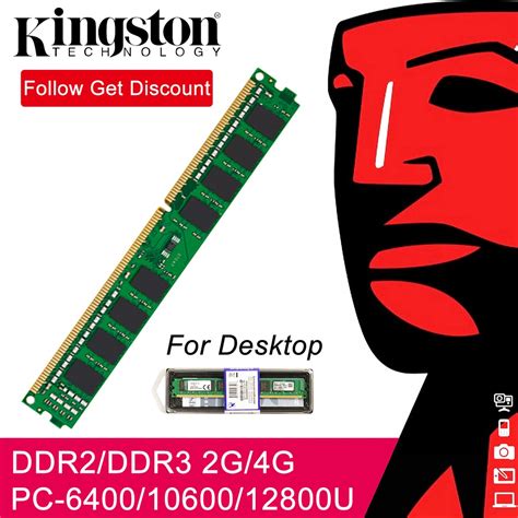 Kingston 4gb 2gb Value Ram Ddr3 Ddr2 800mhz 1333mhz 1600 Mhz Pc3 10600