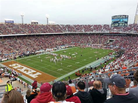 Cotton Bowl Seating Chart View Two Birds Home