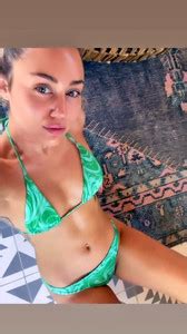 INSTA Miley Cyrus Green Bikini Phun Org Forum