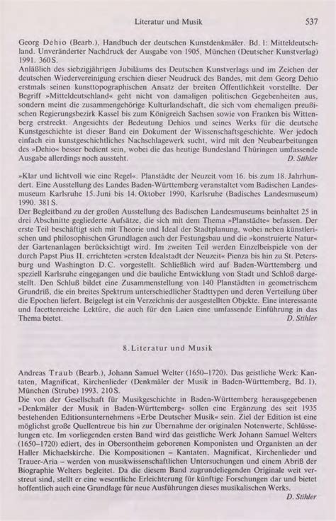 Pdf Rezension Von Dehio Georg Handbuch Der Deutschen