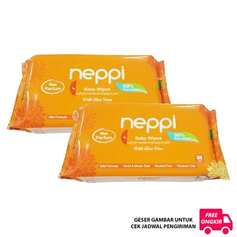 Jual Neppi Baby Wipes Tisu Basah Non Parfum Perfume Shopee Indonesia