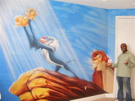 Wow Lion King Mural For A Baby Room How Awesome Is This Lion King