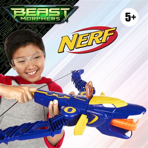 Power Rangers Beast Morphers Beast X King Mega Bow Toy Nerf Dart