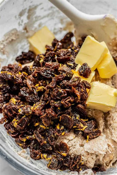 Sourdough Hot Cross Buns Baking With Butter