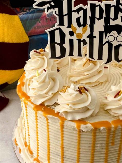 Harry Potter Butterbeer Drip Cake Brooklyn Active Mama