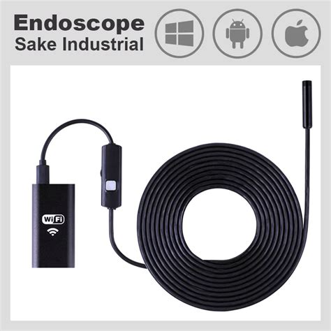 Wi Fi Endoscope Android IOS Phone PC Waterproof Snake Industrial