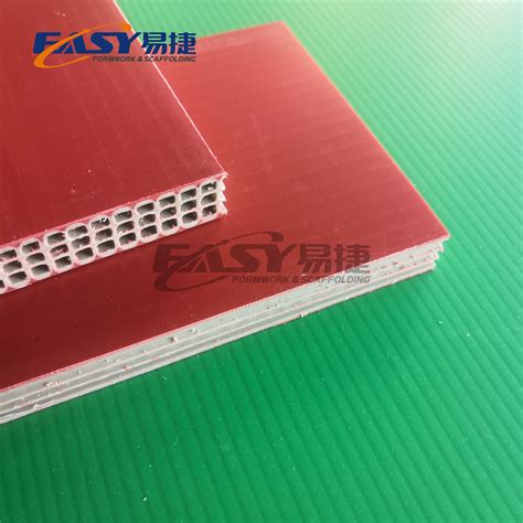 Easy Formwork Reusable Wall Film Faced Plywood PP Hollow Plastic