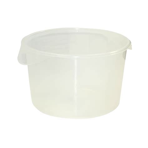 Rubbermaid Fg572600wht 12 Qt Round Storage Container White Poly