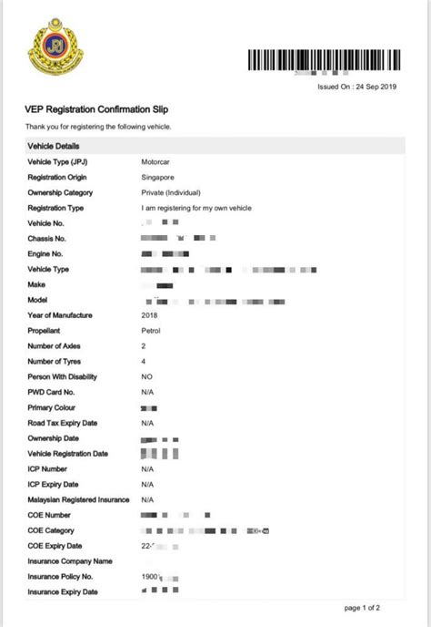 Step By Step Registration Guide For Malaysias Vehicle Entry Permit