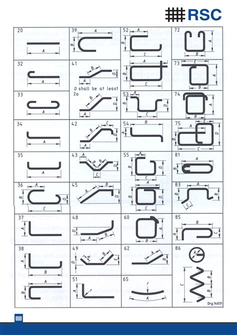 cazar Impuro Onza bar bending shape codes No de moda Escándalo Electricista