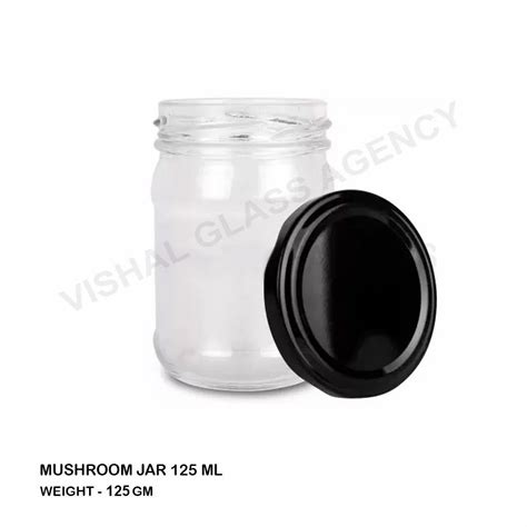 125ml Mushroom Glass Jar At Rs 10 50 Piece In Kolkata ID 2853042523691