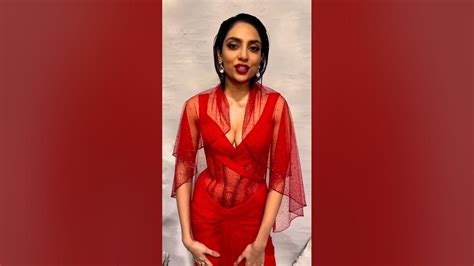 Sobhita Dhulipala Beautiful In Red Dress Sobhitadhulipala