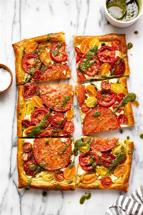 Easy Puff Pastry Tomato Tart Midwest Foodie