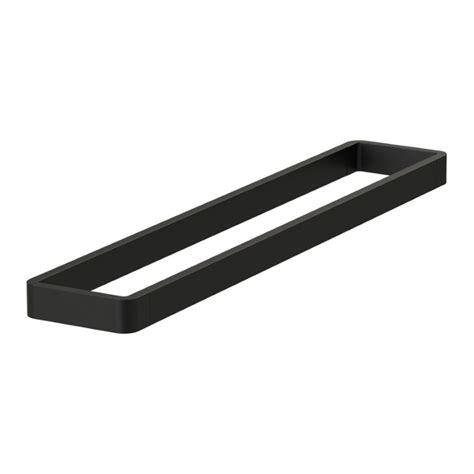 Vado Cameo Muse Black 600mm Towel Bar And Shelf Frame