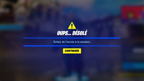 Problème de connexion Fortnite le matchmaking ne fonctionne pas