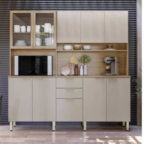 Amore Kitchen Cabinet Nude Prime Furniture Manila