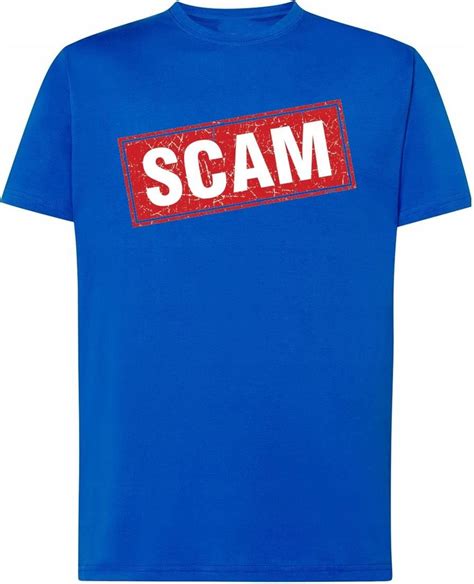 Koszulka T Shirt Napis Scam R M Ceny I Opinie Ceneo Pl