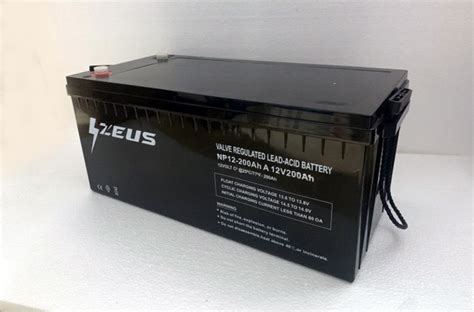 Aki VRLA 200AH Zeus Battery Aki Mobil Motor Industri