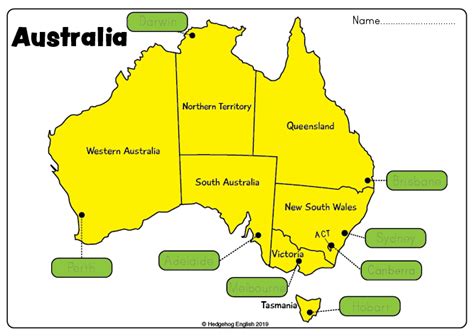 Australian Map Puzzle