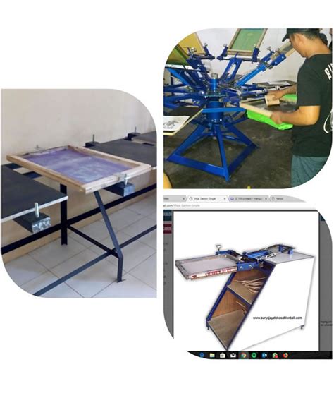 meja sablon rotary meja sablon single suryajayatokosablonbalicom