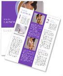 Perfect White Lingerie Newsletter Template Design ID SmileTemplates