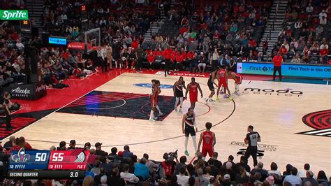 Last Second Field Goal Pelicans Trail Blazers Nba Official