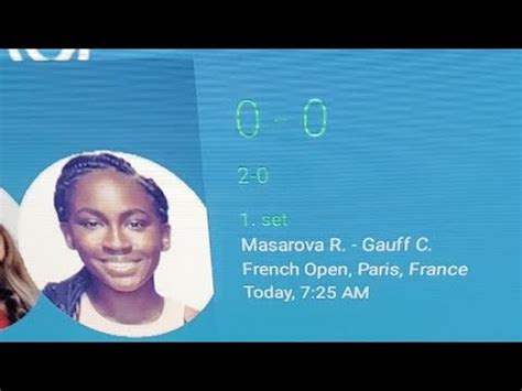 Cocco Gauff Livestream Youtube