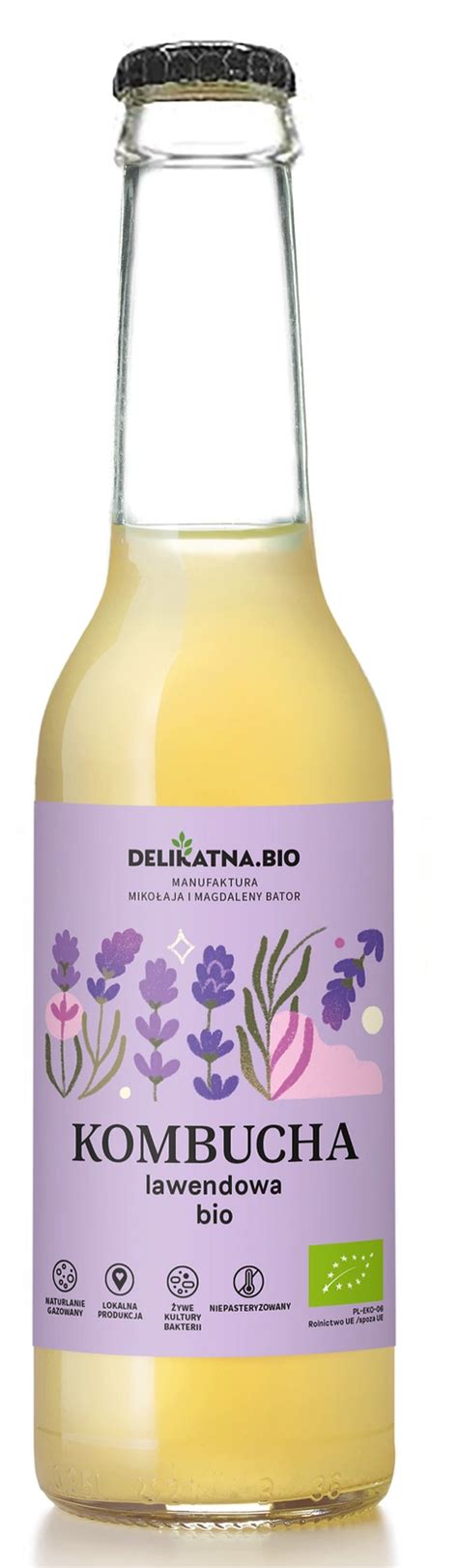 Kombucha Lawendowa Bio Ml Delikatna Zakwasownia Pyszneeko Pl