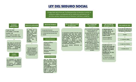 Estructrura De K Ley Del Imss Esquemas Y Mapas Conceptuales De Images