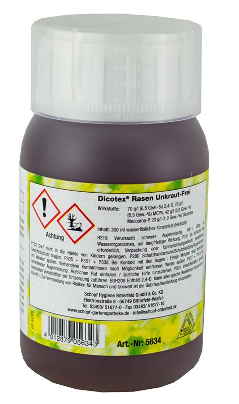 Dicotex Rasenunkraut Frei Super von Dr Stähler 300 ml Flasche