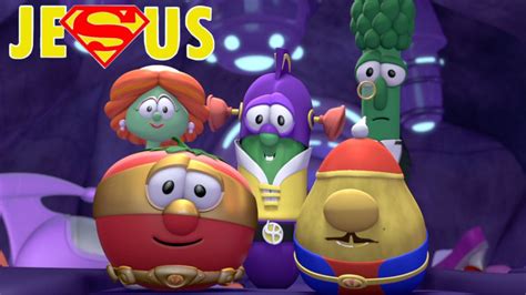 Picsart Veggietales Jesus Is My Superhero With The League Of Incredible