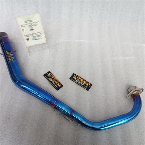 Jual Pipa Leher Knalpot Racing Creed Exaust Inlet Mm Vixion Lama New