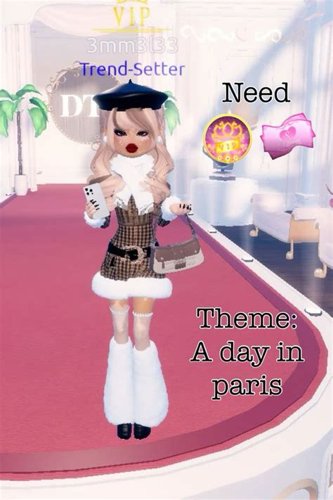 Dti Dress To Impress Theme A Day In Paris Vip In 2024